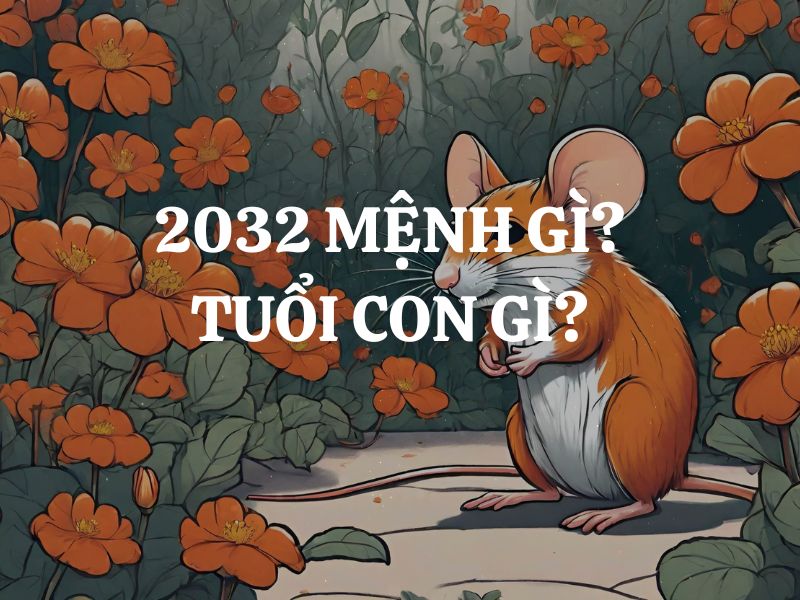 2032 mệnh gì, tuổi con gì? Hợp màu gì và kỵ màu gì? Tuổi Nhâm Tý 2032 hợp với số nào?